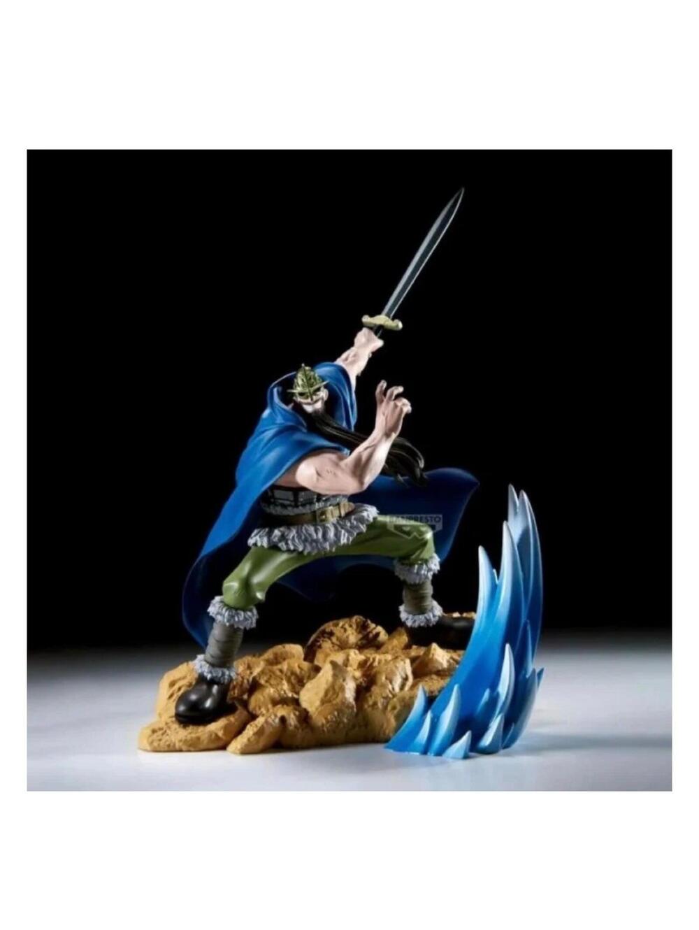 Banpresto One Piece Brogy Figure Unisex OS Blue Senkou Zekkei Elbaf Giant